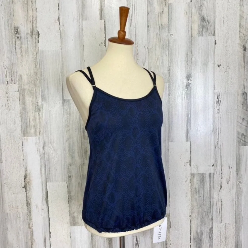 Athleta Snake Bra Cup Blousy Tankini - Picture 5 of 9